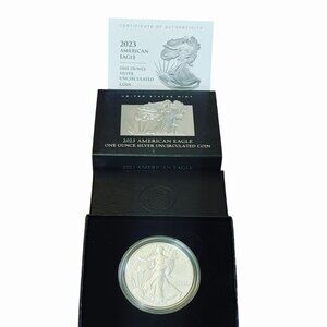 2023 American Eagle One Ounce Silver Uncirculated 23EG Coin OGP COA United State